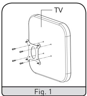 EDENWOOD TV de 41 à 66 cm N°1 - Procedure d'installation : - 1