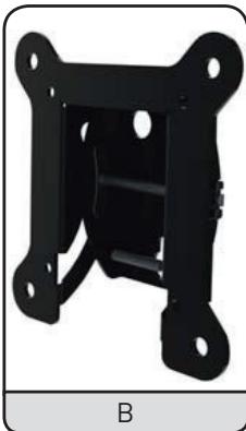 EDENWOOD TV de 41 à 66 cm N°1 - Pièces fournies - 2