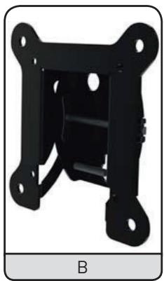 EDENWOOD TV de 41 à 66 cm N°1 - Piezas suministradas - 2
