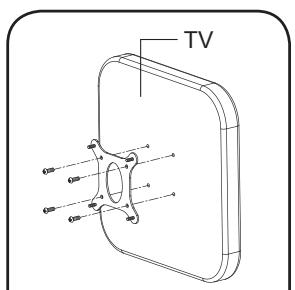 EDENWOOD TV de 41 à 66 cm N°1 - Procedimiento de instalación: - 1