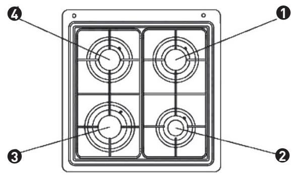 VALBERG CG 5060 4CM S EUT - Panel de control - 1