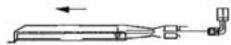 VALBERG CG 60 4CM K EUT - Changement de l'injecteur du bruleur du four (fig. 3, 4, 5 et 6) - 3