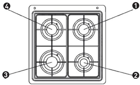VALBERG CG 60 4CM S EUT - Panel de control - 1