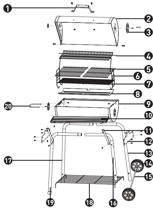 COSYLIFE CL-5940P4C2 - Description de l'appareil - 1