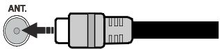 EDENWOOD ED2400HD - Anschluss der Antenne - 1