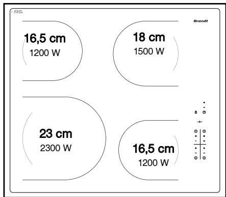 BRANDT TV 1021 B - DESCRIPTION DE VOTRE DESSUS - 2