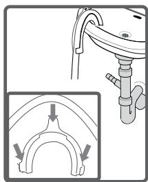 HIGH ONE WM 805 A++ WVET - Aansluiten van de leiding voor waterafvoer - 2