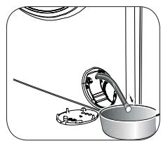 BELLAVITA WDF 1486 A WVET - Entretien et nettoyage du filtré de la pompe - 3