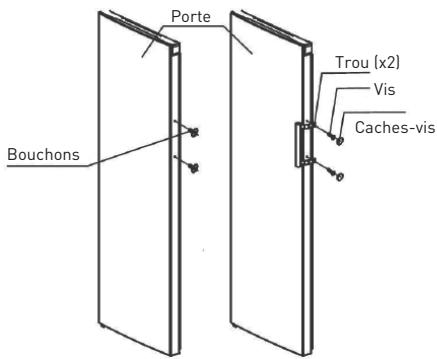 VALBERG UF NF 235 A+ SHIC - Installation de la poignée de porte - 1