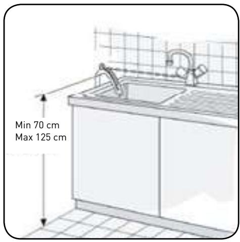 BELLAVITA WF 1409 A+++ WHIC - Sluit de ledigingslang aan - 3
