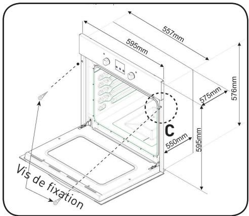 VALBERG MFO 65 C X 2VET - Installation du four encastrable - 5
