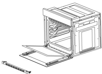 SAMANA CO 62 M K 034T - Démontage et nettoyage de la vitre du four - 3