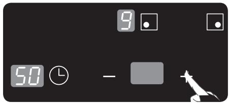 SAMSUNG NZ64M3NM1BB/UR - Setting the safety shutoff - 3