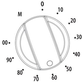 VALBERG MFO 58 M X VET - Gebruik van een mechanische timer - 2