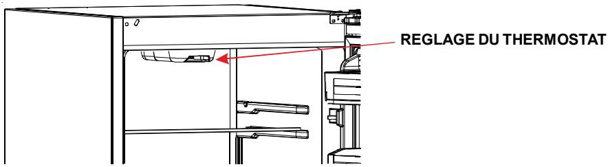 WALTHAM WTCB235W - Réglage du thermostat - 1