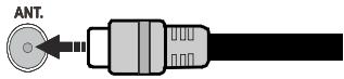 EDENWOOD ED4304FHD - Branchement de l'antenne - 1