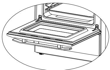 VALBERG MC 90 5MFC T X VET - Pour enlever la porte du four - 1
