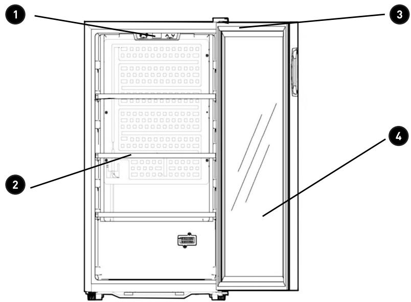 VALBERG WC 38B BWEC - Esquema detallado del aparato - 1