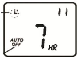 EXCELINE EX-BH13-25 - Régler le minuteur en arrêt automatique (AUTO OFF) - 1