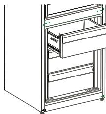SHARP SJ-BA101IMXI1 - Att ta bort gronsaksutrymmeshyllan - 2