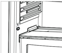 SHARP SJ-BA101IMXI1 - Att ta bort gronsaksutrymmeshyllan - 1