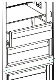 SHARP SJ-BA101IMXI1 - Att ta bort gronsaksutrymmeshyllan - 3