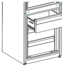 SHARP SJ-BA101IMXI1 - Removação da prateleira de refrigeração - 3