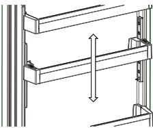 SHARP SJ-BA101IMXI1 - Estanteria de puerta Adapti-Lift - 2