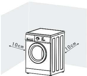 URANIA UZ 612 FL2 - Choix de l'emplacement du lave-linge - 1