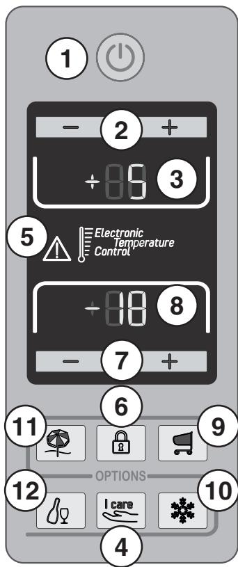 HOTPOINT ENBGH19223FW - Einstellung der GEFRIERSCHRANK-Temperatur und - 1