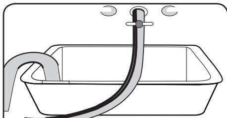 BELLAVITA WF 1407 A+++ WMIC2 - Colocacion del tubo de descarga - 1