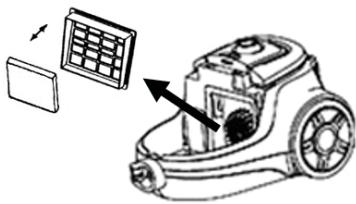 EXCELINE CYCLOPLUS-04 - De motorveiligheidsfilter verrangen - 1