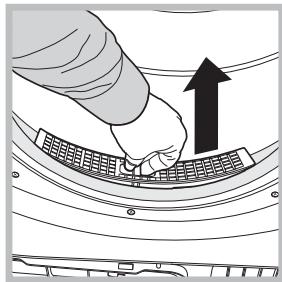 HOTPOINT TCD 871 6HY1 EU - Nettoyage du filtré après chaque cycle - 1