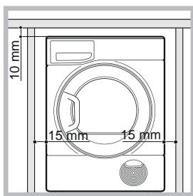 HOTPOINT TCD 871 6HY1 EU - Où installer le sèche-linge - 1