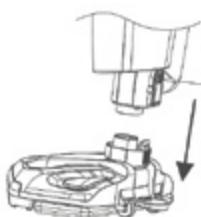 THERMOSTAT TH-001/B - Fixation de la lingette microfibre et son support - 2