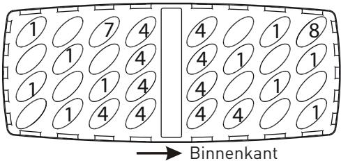 HIGH ONE 10C49 A++ WSIC - Bestekmand: - 1
