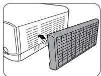 VIEWSONIC PA503S - Nettoyage du filtré à poussière - 4