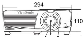 VIEWSONIC PA503S - Dimensions - 2