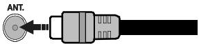 EDENWOOD ED3206HD - Anschluss der Antenne - 1