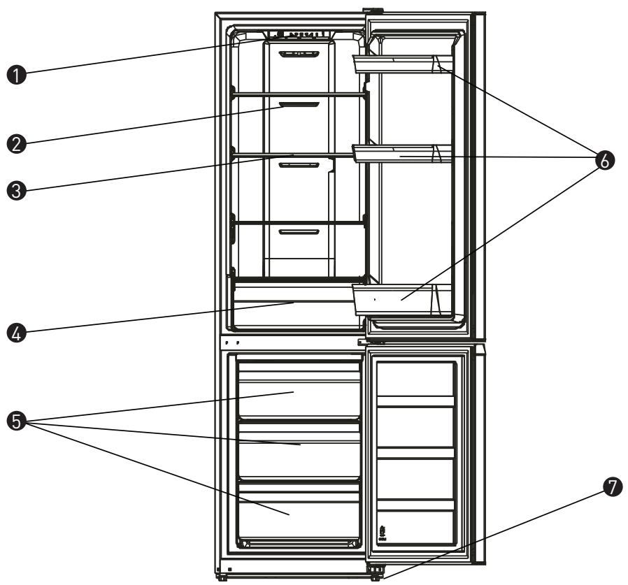 VALBERG CNF 270 A+ XMIC2 - Descripción del frigorífico - 1