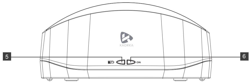 KAORKA Casque  TV Sans Fil noir 474079 - Ecouteur Droit - 3