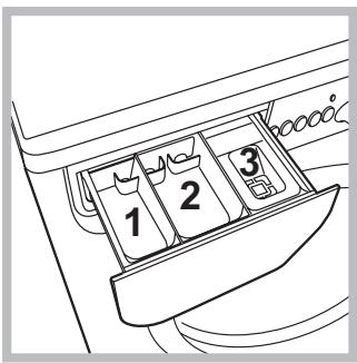 INDESIT EWE71483WEU - Tiroir à produits lessiviels - 1