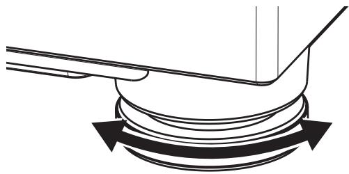 PIONEER DJ PLX-500 - Réglage de la hauteur de l'appareil principal - 1