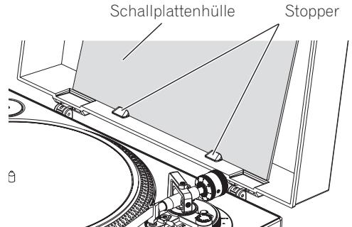 PIONEER DJ PLX-500 - Aufstellen einer Schallplattenhülle - 1