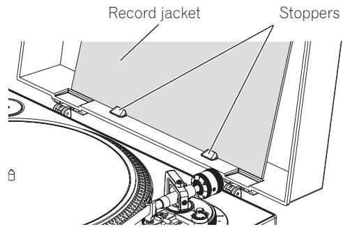 PIONEER DJ PLX-500 - Displaying a record jacket - 1