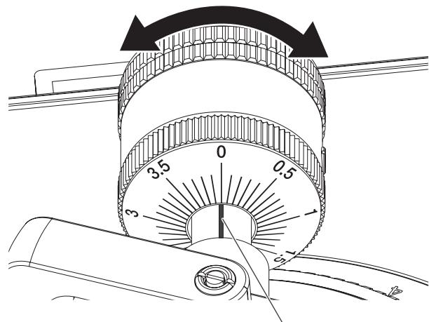 PIONEER DJ PLX-500 - Reglez la pression de la pointe de lecture. - 1