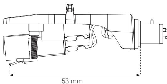PIONEER DJ PLX-500 - De overhang aanpassen - 1
