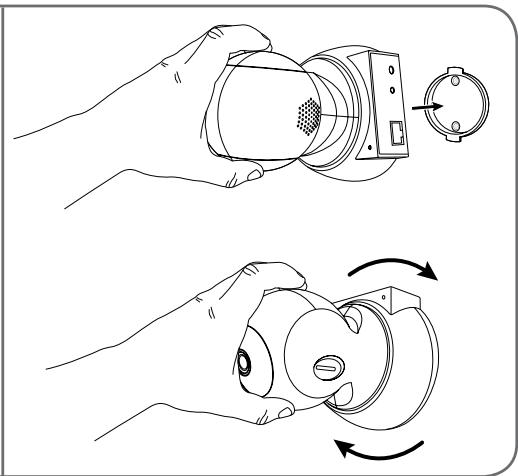 AVIDSEN CAMERA DE SURVEILLANCE INTÉRIEURE MOTORISÉE - 1- INSTALLATION DE LA CAMÉRA - 2