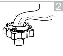 BELLAVITA WF 1214 A+++ W566C - De watertoevoerslang aansluten - 2