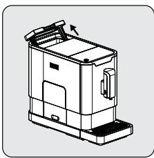BEKO CEG5301X - Wassertank füllen - 3